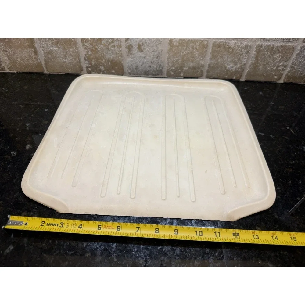 Vintage Rubbermaid‎ Dish Draining Tray - Almond/Beige - Model 1180 - Firm Rubber